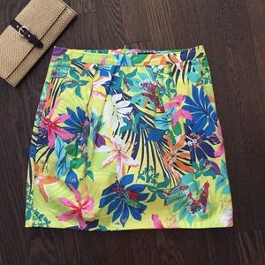 Zara Tropical Mini Skirt